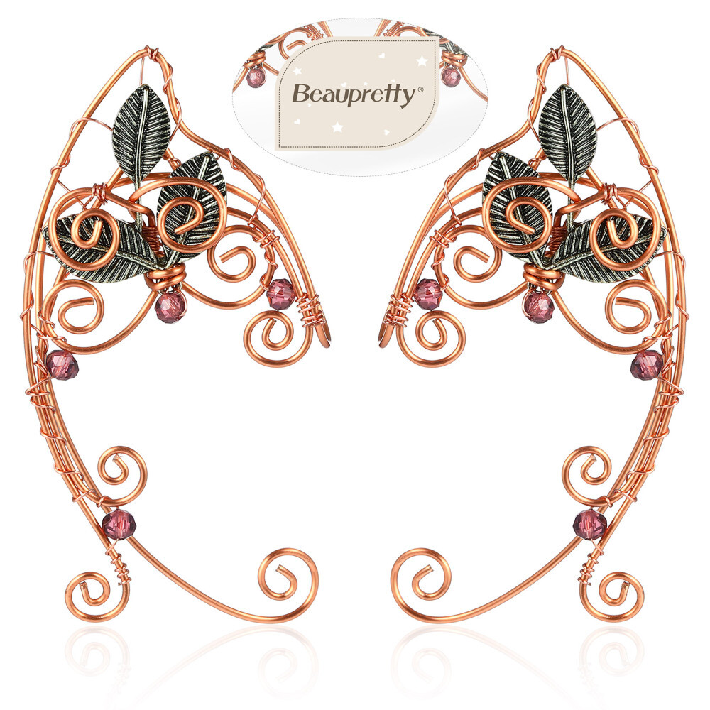 Boucles D'oreilles Elfiques (elf Ear Clips) - Forme D'oreille Creuse, Design Simple Et Cool, Neuf Avec étiquettes