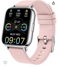 1.69 Smart Watch Fitness Tracker Heart Rate Monitor Pedometer Sleep Monitor