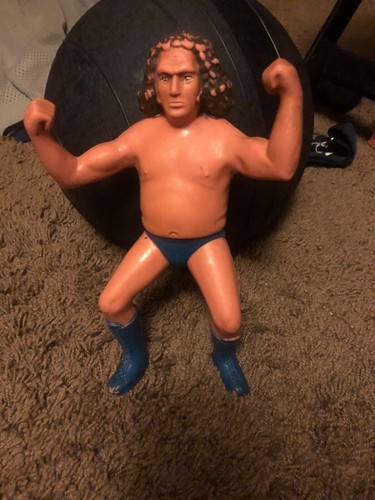 Andre the Giant Long Hair 1984 WWF LJN Titan Sport...