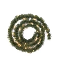 Ashland 12 Ft PRE - LIT Christmas Garland. Great For mantle or Crafting