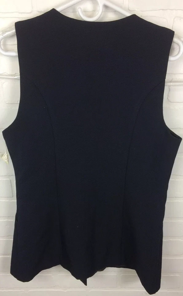 UnCommon Threads Unisex Multiple SizeGold Button Server Vest Navy Blue Lot Of 6 - Image 2 of 4