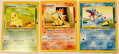 Pokemon TCG 25th Johto First Partner Jumbo Cards Chikorita