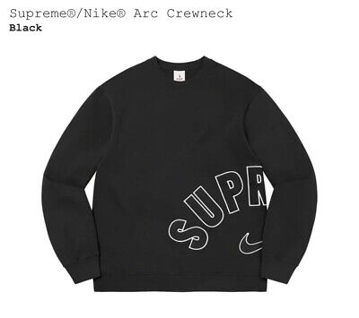 Brand New Supreme® x Nike® Arc Crewneck Sweater - Black Brand New Supreme® x Nike® Arc Crewneck Sweater - Black