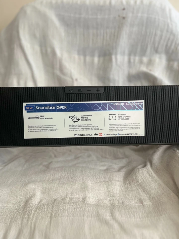 Wireless schwarz 7.1.4 CH Samsung Q90R Soundbar - NEU (Teilweise gebraucht) - Bild 2 von 3