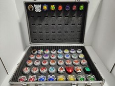 Huge Kamen Rider Wizard Ring Lot Of 48 Rings And Custom Carrying case