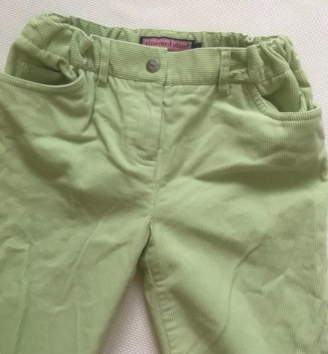 Vineyard Vines Pants 14 Mint Green Corduroy Cotton Blend Kids - Picture 2 of 5