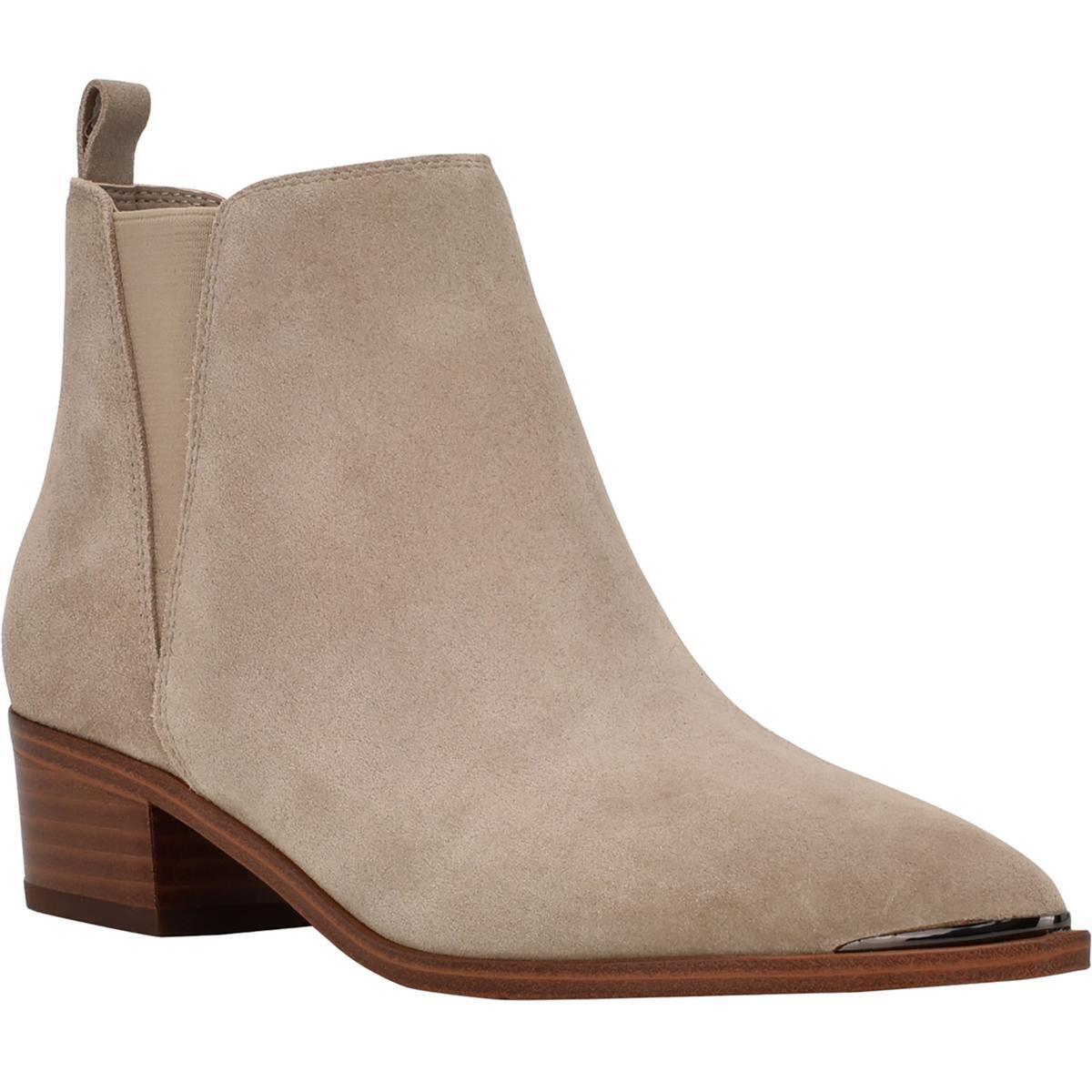 Женские ботинки Челси Marc Fisher из темно-серой замши Mady 7 среднего размера (B,M) BHFO 6761