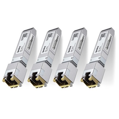Low-Power 10G SFP+ Copper Transceiver - Reliability for Networking - 4 Pack