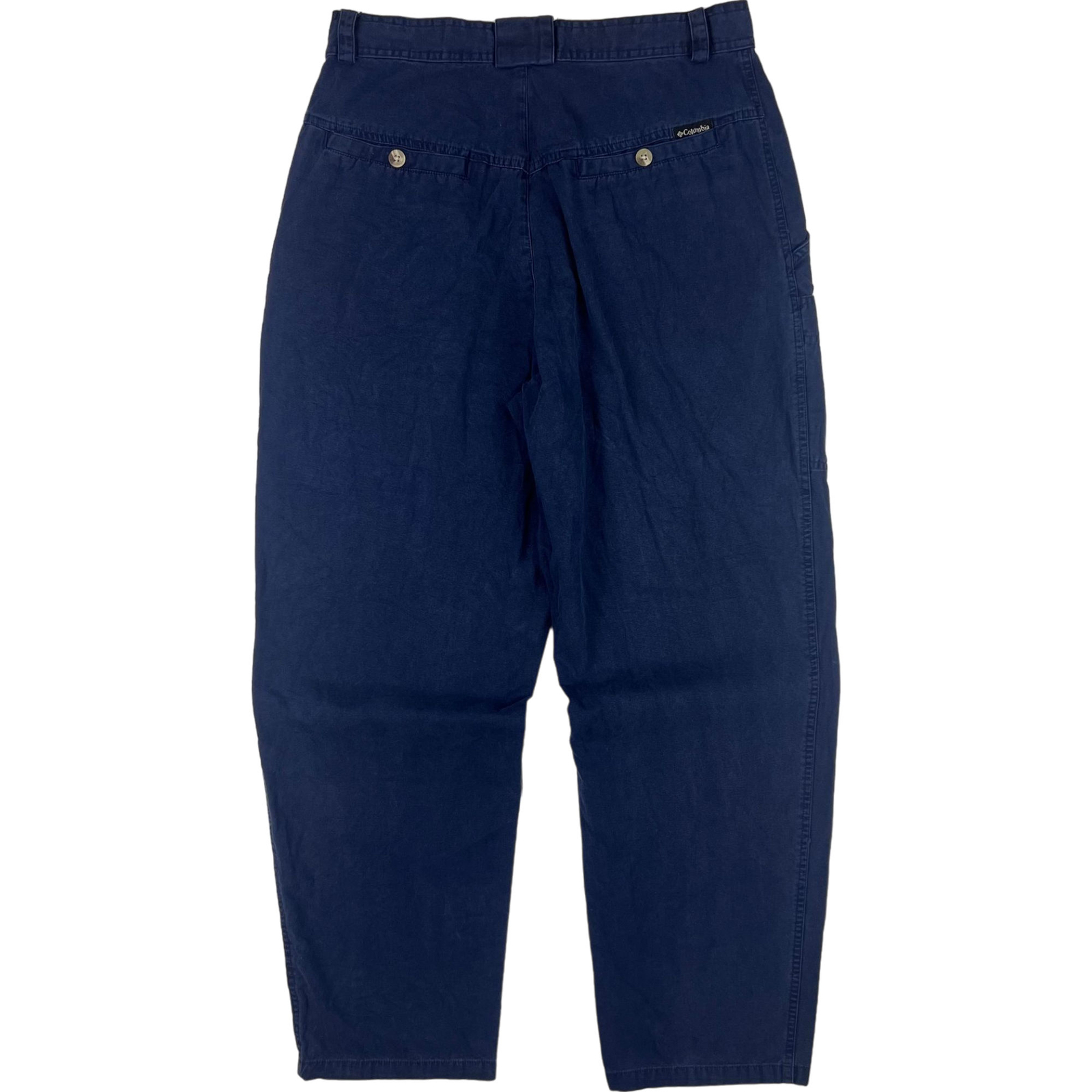 Columbia Cargo Navy Blue Trousers Casual Cotton Size 30 image 2
