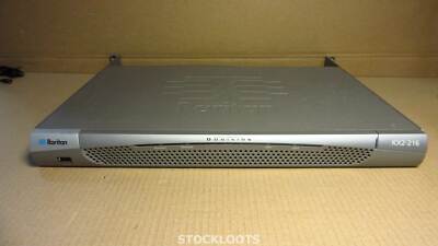 Raritan Dominion DKX2-216 KX2-216 16 Port Virtual Media KVM OVER IP Switch +EARS