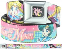 Sailor Moon Scouts Buckle Down Seatbelt Belt Adjustable 24 To 48 Free Ship Sailor Moon Scouts Buckle Down Seatbelt Belt Adjustable 24 To 48 Free Ship