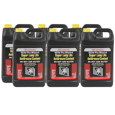 Genuine OEM 50/50 Pre-Diluted Super Long Life 6 Gallon Engine Coolant Antifreeze
