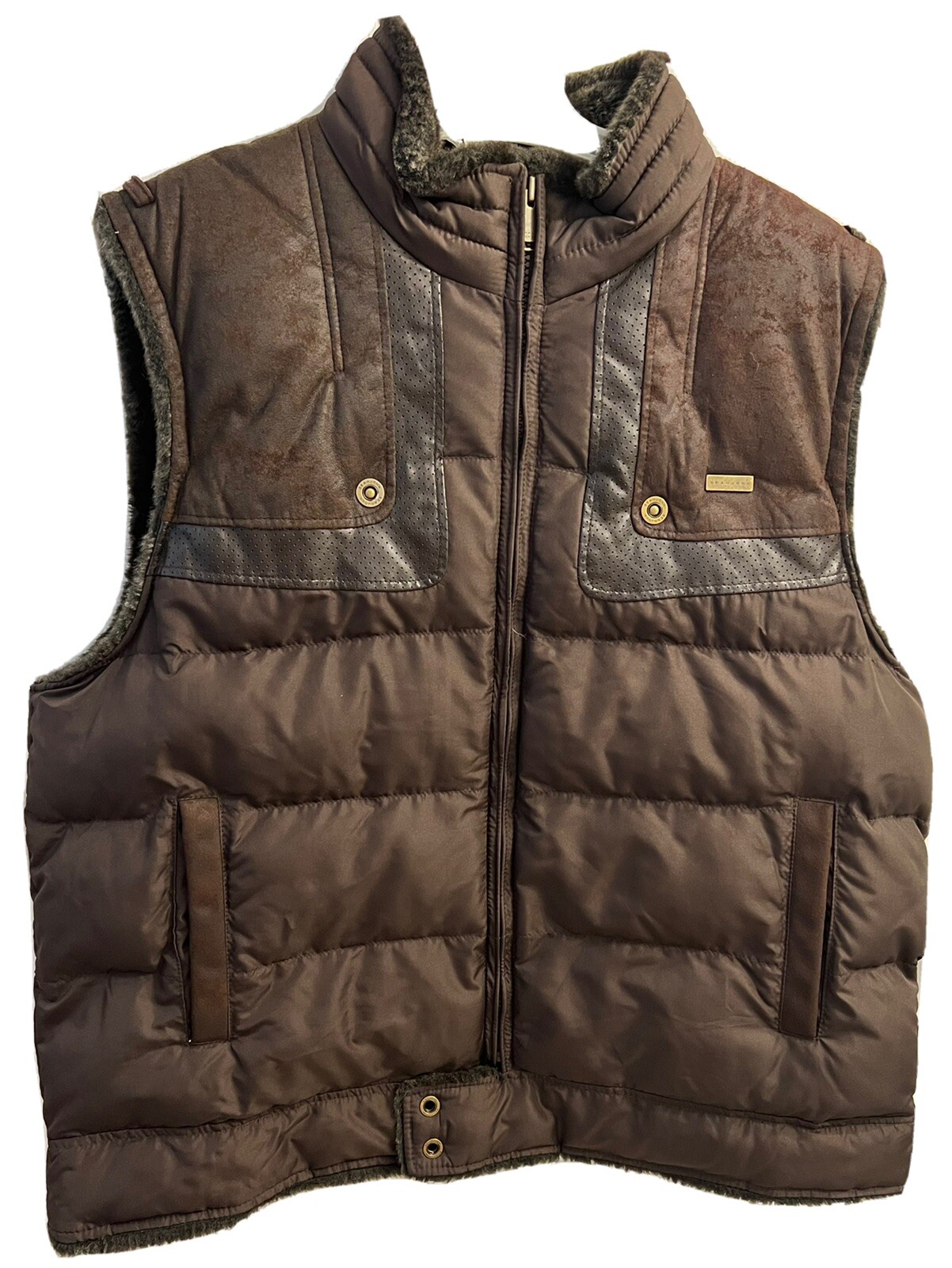 Sean John Vest Zip-Up XXL Black and 