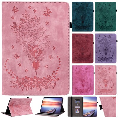 Tablet Case [Select Model] - Leather Flip Case Protective Cover with Stand D02TX