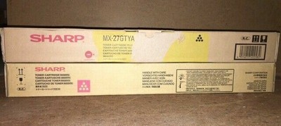 Lot of 2 Original Sharp M/Y MX-27GTMA, MX-27GTYA