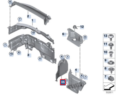 NEU BMW X1 F48 BATTERIEDECKEL 51717320093 7320093