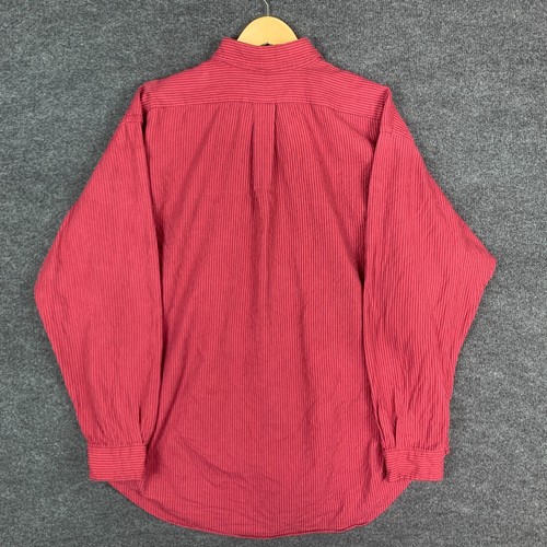 Ralph Lauren Blaire Mens Shirt XL Red Stripe Long Sleeve Button Down Regular Fit - Picture 7 of 17