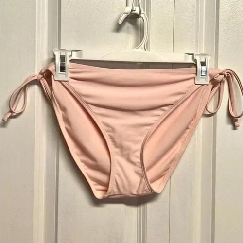 Xhilaration Dusty Rose High Waist String Bikini Bottoms Jr Size XL NWT