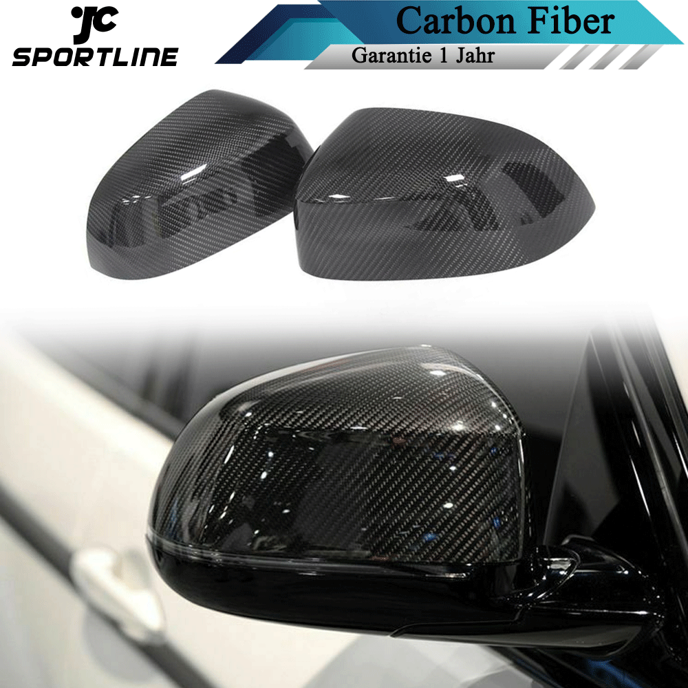 BMW X5 F15 Spiegelkappen Set 2014-2018 - Links & Rechts ABS Kunststoff Abdeckungen