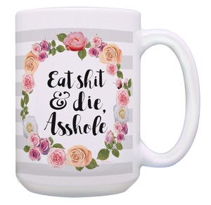 Avoir Images Gag Gifts For Women Floral Swear Mug Mean Humor Funny 15oz Coffee le plus cool par