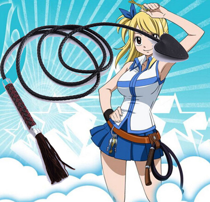 Anime Fairy Lucy Tail Lucy Heartfilia Leather Whip Cosplay