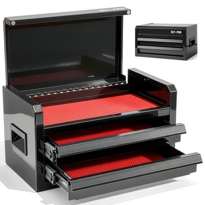 Oly-Pro Mini 2 Drawers And Top Storage Durable Tool Steel Construction