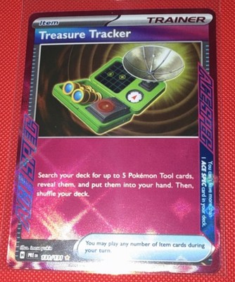 Pokémon Sv: Prismatic Evolutions Treasure Tracker ACE SPEC Holo 131/131