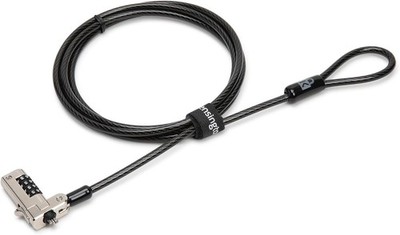 Kensington N17 Laptop Lock for Dell   Combination Security Cable - Black