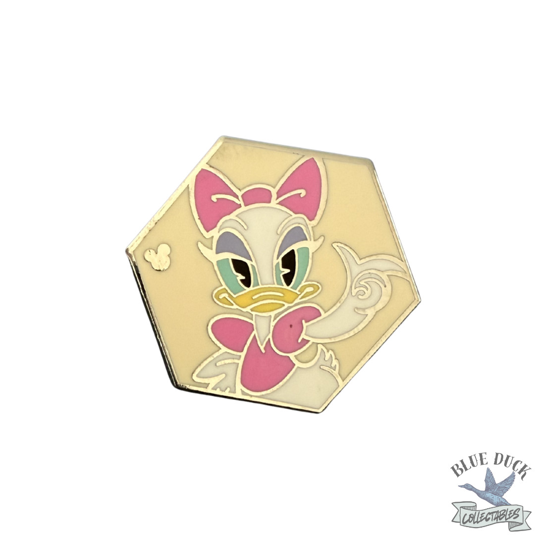2019 Disney Trading Pin - Hidden Mickey Shapes - Daisy Hexagon