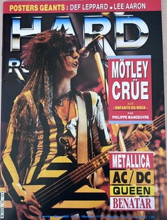 Hard rock magazine n°19 1986 AC/DC Metallica Motley crue