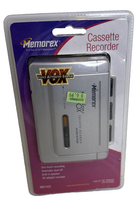 Memorex Personal Cassette Recorder Built in Speaker MB1055 Sealed NOS