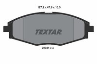 Textar Bremsbelagsatz, Scheibenbremse Vorderachse U.A. FüR Chevrolet, GM Korea