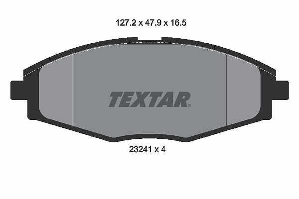 Textar Bremsbelagsatz, Scheibenbremse Vorderachse U.A. FüR Chevrolet, GM Korea-image