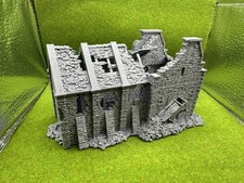 HO scale destroyed Building Stone Armory 1:87 scale 3D print Grimdale