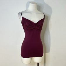 Y2K Deep Red Lace Babydoll Top Romantic Whimsigoth Fairy 34-38 Inch Bust