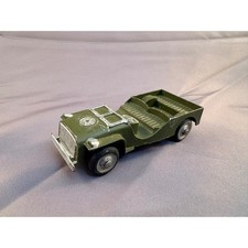 Vintage Tootsietoy Military Truck Diecast Metal Olive Green Made in USA 4 Inch