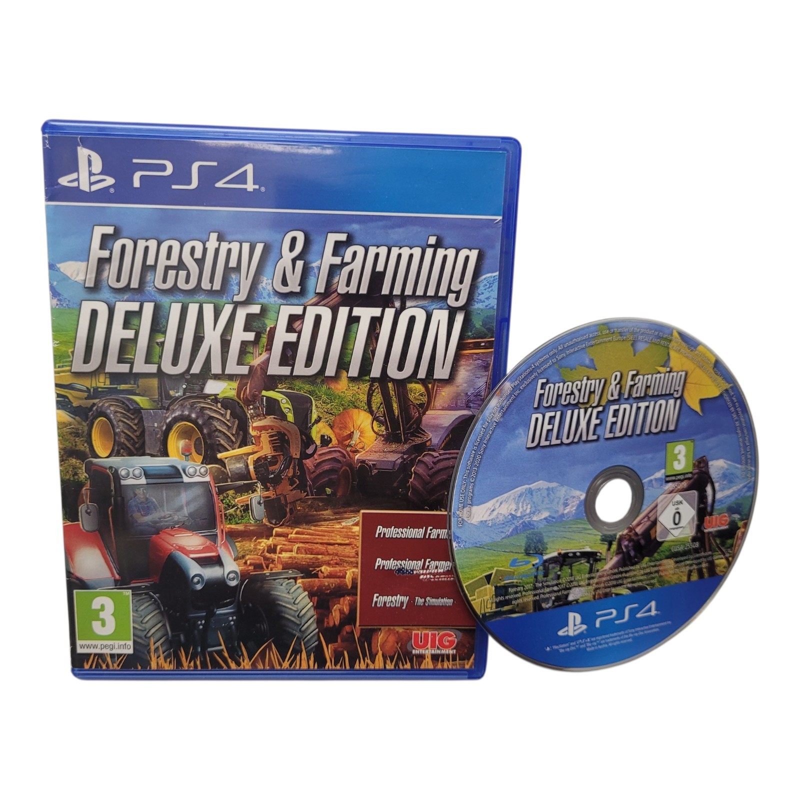 Forestry & Farming Deluxe Edition PS4 | Mint Disc| Boxed | PS5 Compatible Sim