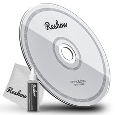 Reshow Laser Lens Disc Cleaner kit for CD DVD 1 Bottles of Cleaning Fluid