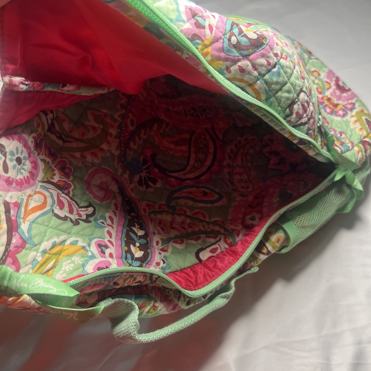 Vera Bradley TUTTI FRUTTI SLING TENNIS BACKPACK Zippered 