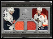 2005-06 Upper Deck Rookie Update Petteri Nokelainen / Olli Jokinen /999 #218