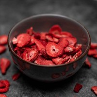 Bio Erdbeerscheiben Gefriergetrocknet 250G MüSli/Smoothie 100% Bio Frucht FD