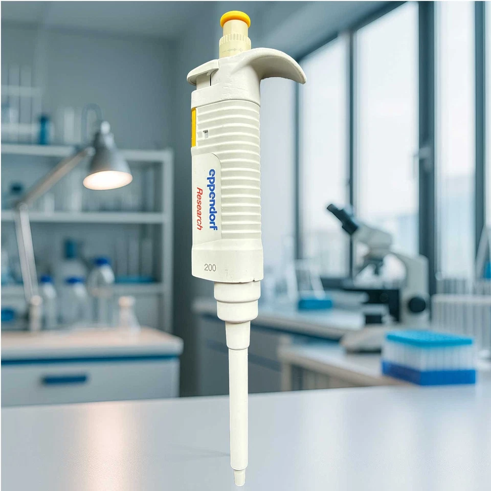Eppendorf Research 200 Pipette 20–200 µL variabel geprüft Laborauflösung - Bild 1 von 1