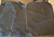 2 Pack Car Kick Mats for Kids, Back Seat Protector Kick Mat Cover Waterproof Sag