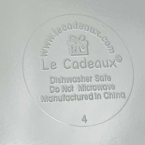Le Cadeaux Melamine Dinner Plates DAISY 11" NEW With Tags Set of 5 Retired - Picture 9 of 9
