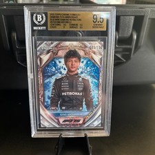2025 Topps Chrome F1 Blue Mini Diamond Kimi Antonelli #D758 (RC) /150