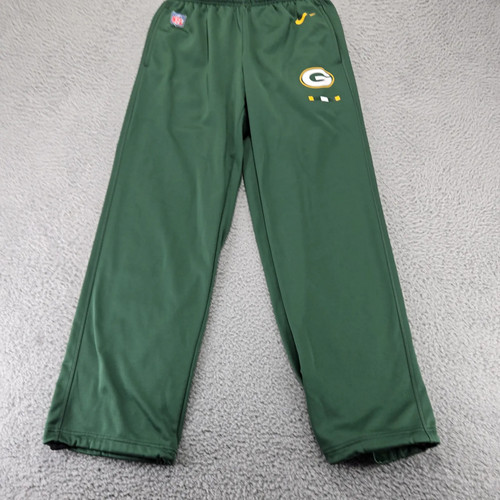Green Bay Packers Pants Mens Medium Green NFL Football Nike Sweat Dri-Fit - Picture 2 of 15