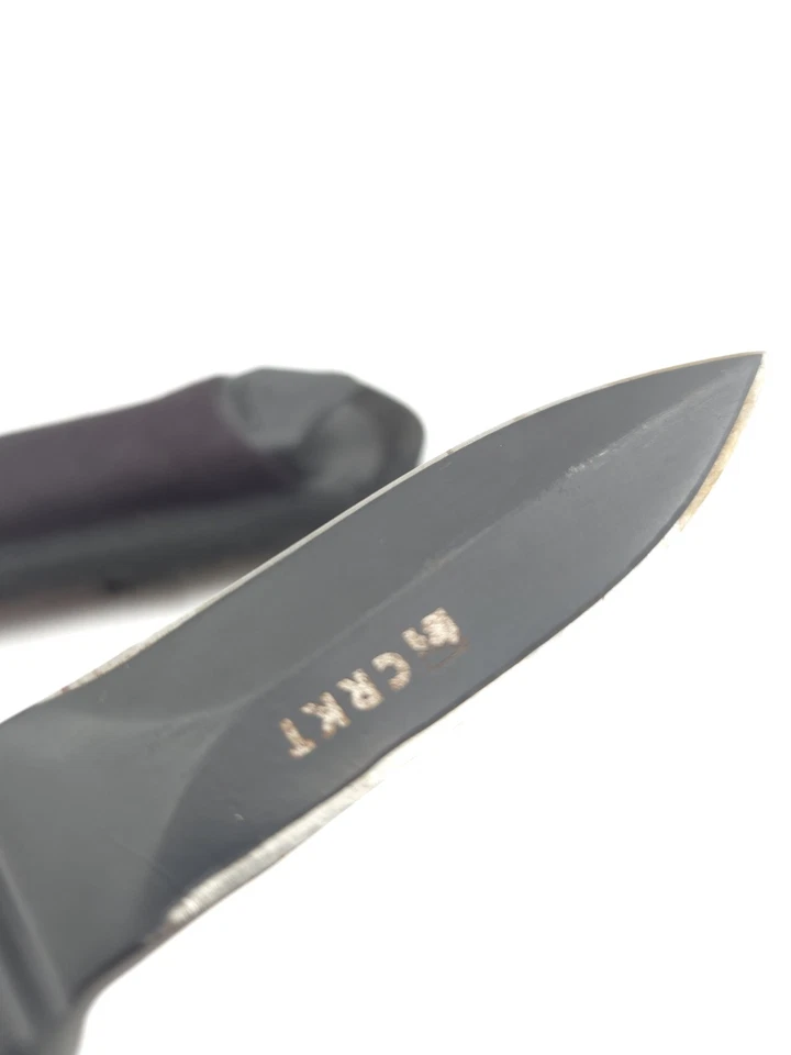 Cuchillo táctico de hoja fija CRKT Sting 2020 Forged AG Russell Boot con funda negra Foto 4 de 4