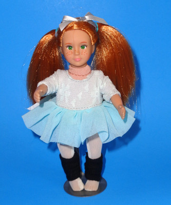 OUR GENERATION Lori Battat ~6.5'' ANNALISE Doll ~Strawb Red Pigtails ~Green Eyes