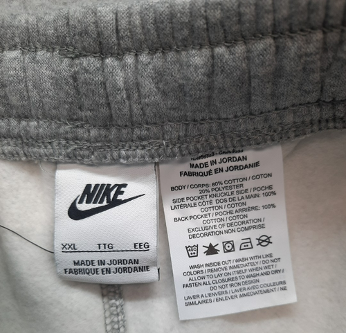 NEU NIKE Sweatshorts Herren XXL grau Essential Club Swoosh Graphic FN3906-063 - Bild 5 von 17