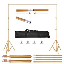 6.5x10ft Background Stand Photo Video Studio Backdrop Rack Heavy Duty Stand Rack